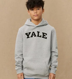 Les Deux Hættetrøje - Yale - Lys Grå Meleret/Sort