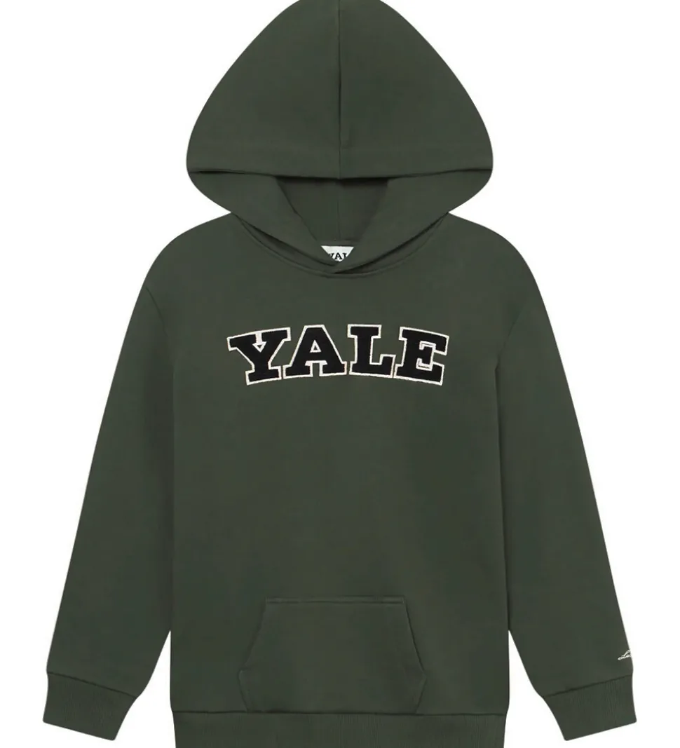 Les Deux Hættetrøje - Yale - Grøn/Sort