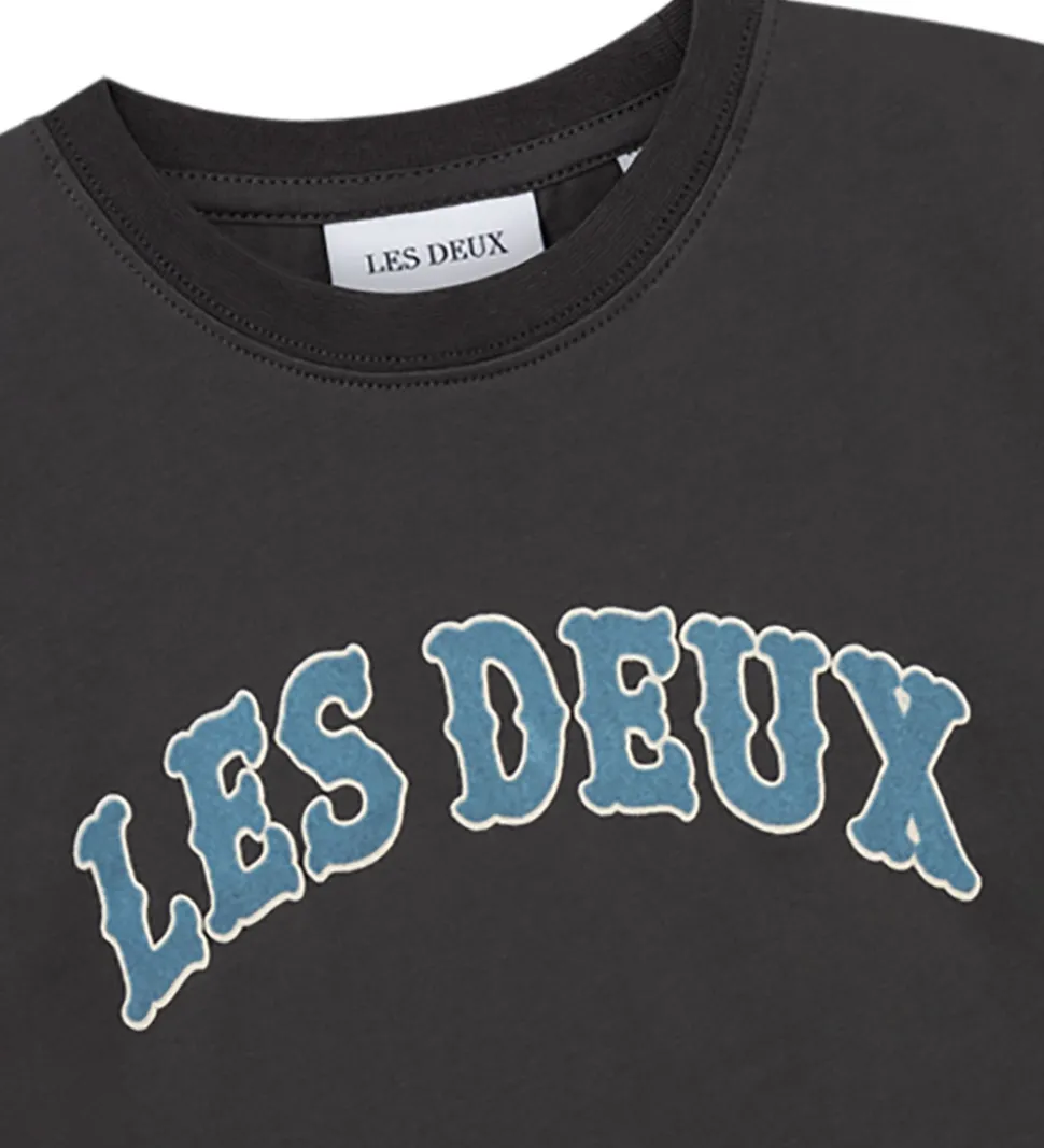 Les Deux T-shirt - Brady Western - Raven Grey