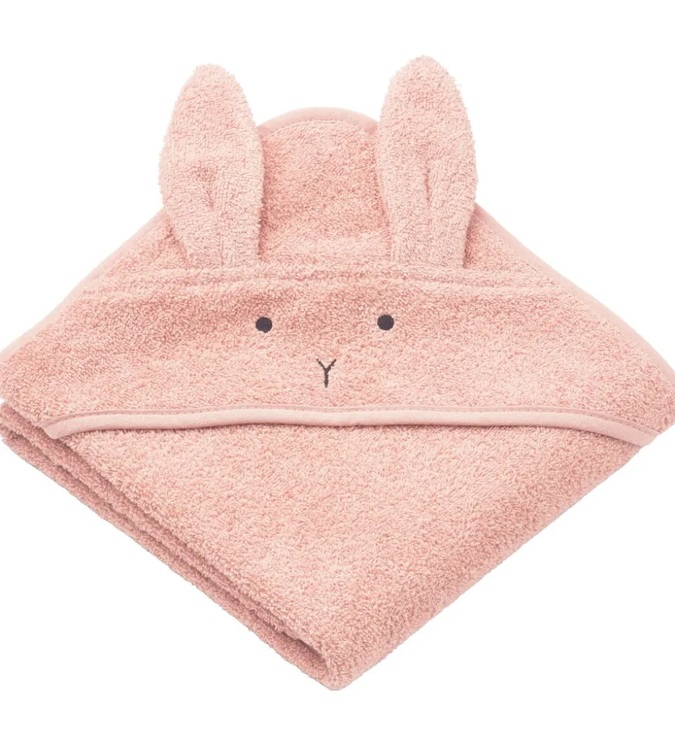 Liewood Babyhåndklæde - 70x70 cm - Albert - Rabbit Rose