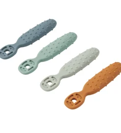 Liewood Babyskeer - Silikone - 4-pak - Caelia - Whale Blue Multi