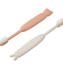 Liewood Børnetandbørster - Fabio - 2-pak - Pale Tuscany/Sandy