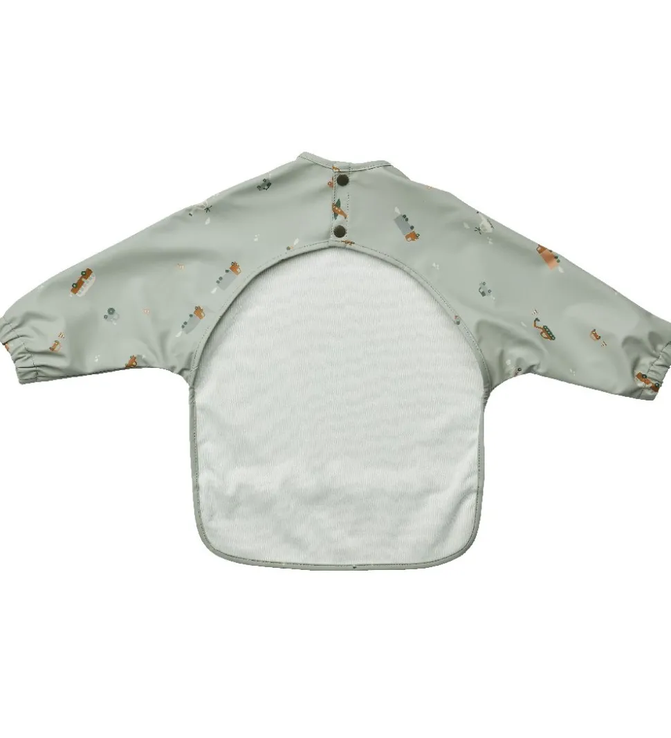 Liewood Forklæde - Merle - Vehicles Dove Blue Mix