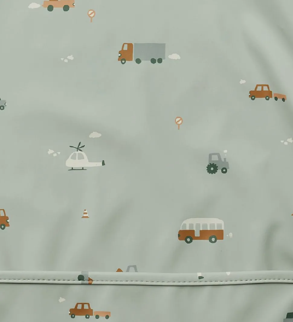 Liewood Forklæde - Merle - Vehicles Dove Blue Mix