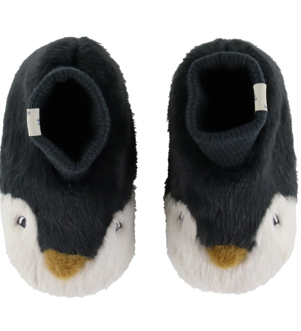 Liewood Hjemmesko - Beth Penguin - Sandy/Dark Grey