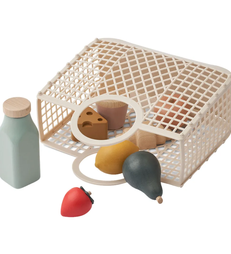 Liewood Kurv m. legemad - Florin Play Food & Grrocery Basket - S