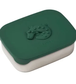 Liewood Madkasse - Silikone/Stål - Arthur - Garden Green m. Krok