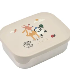 Liewood Madkasse - Silikone/Stål - Arthur - Around The World/San