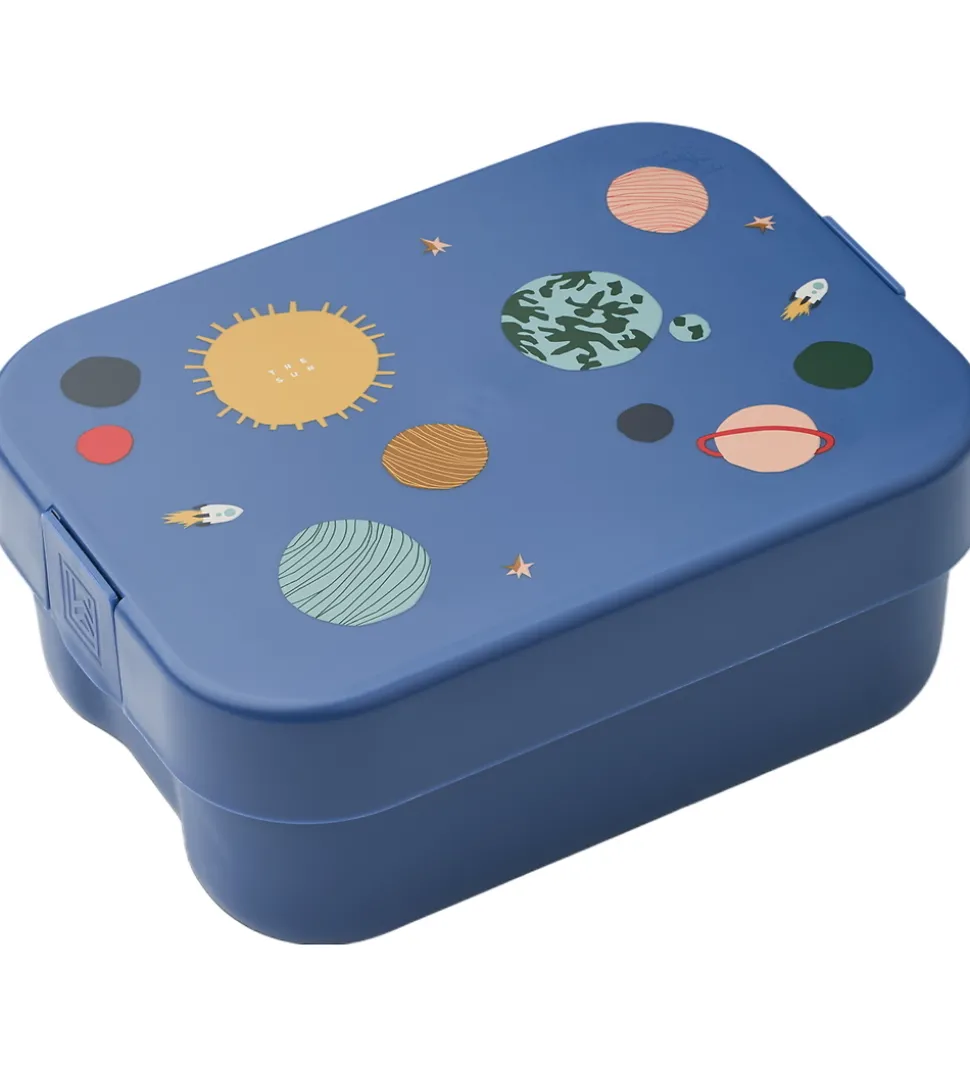 Liewood Madkasse m. Bestik - Kamil - Universe/Classic navy