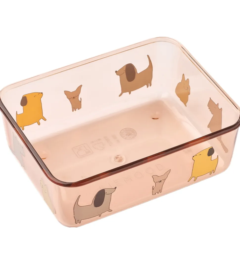 Liewood Snackbox - Ako - Cats and Dogs/Sandy