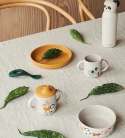 Liewood Spisesæt - Silikone - 4 dele - Vivi - Around The World/S