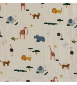 Liewood Stofbleer - Musselin - 2-pak - 65x65 cm - Lewis - Safari