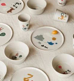 Liewood Tallerkener - Remco - 4-pak - Around The World/Sandy