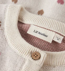 Lil Atelier Cardigan - Strik - NmfSaran - Turtledove/Sepia Tint