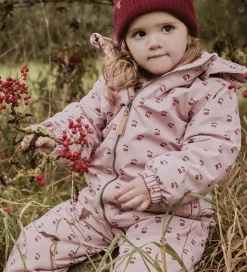 Lil' Atelier Flyverdragt - NmfLasnow10 - AOP - Misty Rose/Cherry