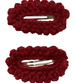 Lil Atelier Hårspænder - 2-pak - NmfFacc - Red Dahlia