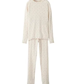 Lil Atelier Nattøj - Rib - NmfGago - Almost Mauve/Flowers