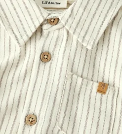 Lil Atelier Skjorte - NmmFelixo - Turtledove/Sepia Tint