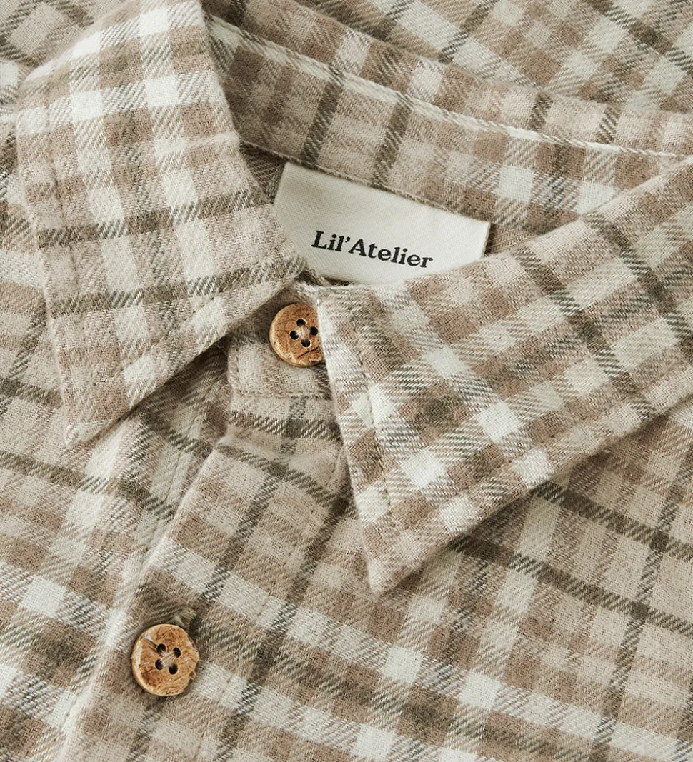 Lil Atelier Skjorte - NmmRebel - Sepia Tint