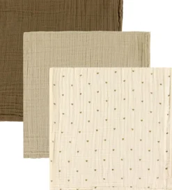 Lil Atelier Stofbleer - 3-pak - Musselin - NbnIsley - Turtledove