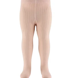 Lil Atelier Strømpebukser - Rib - NbfIlso - Cameo Rose