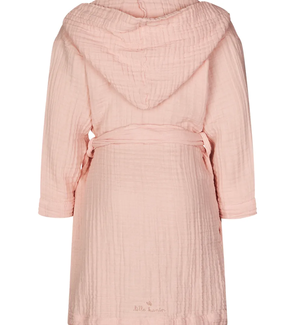 Lille Kanin Badekåbe - Musselin - Rose Smoke