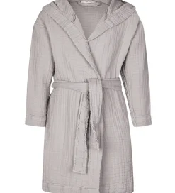 Lille Kanin Badekåbe - Musselin - Brown Smoke