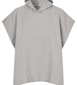 Lille Kanin Badeponcho - Musselin - Brown Smoke