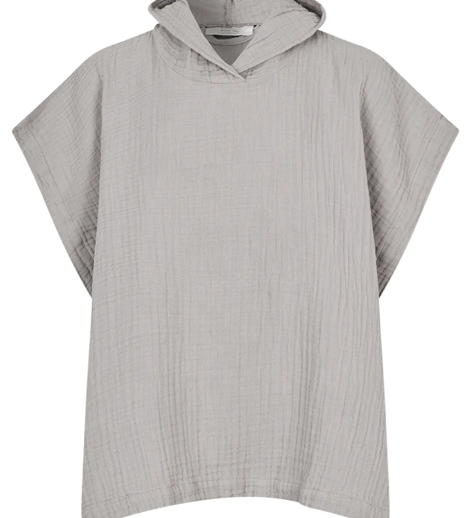 Lille Kanin Badeponcho - Musselin - Brown Smoke