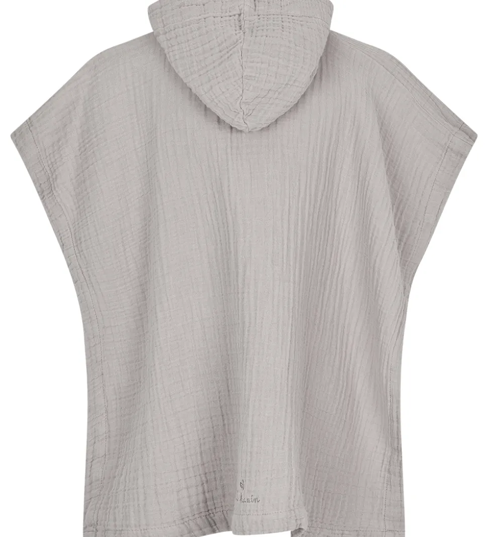 Lille Kanin Badeponcho - Musselin - Brown Smoke