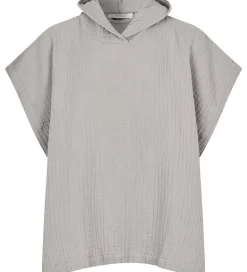 Lille Kanin Badeponcho - Musselin - Brown Smoke