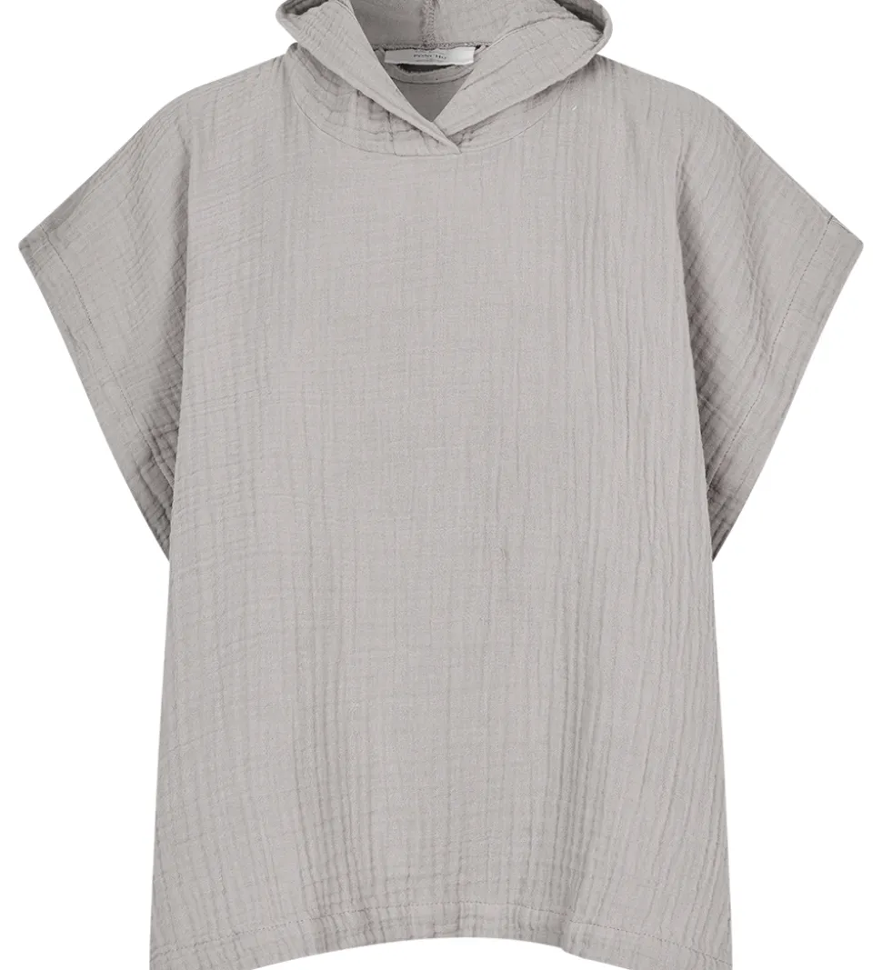 Lille Kanin Badeponcho - Musselin - Brown Smoke