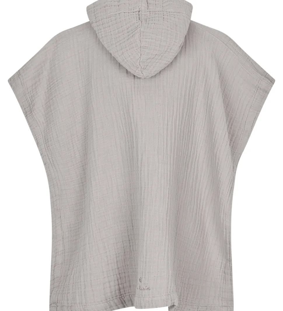 Lille Kanin Badeponcho - Musselin - Brown Smoke