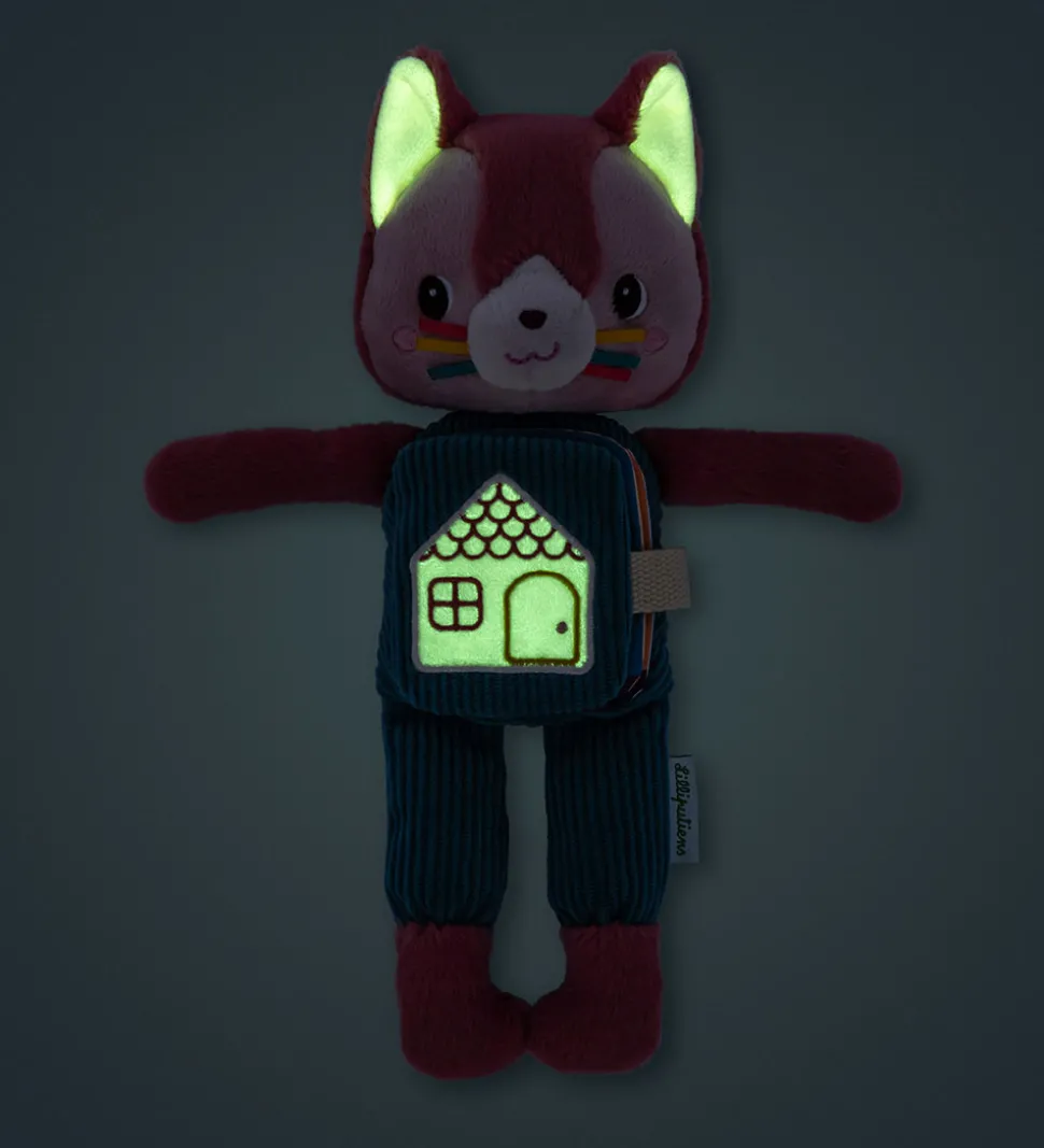 Lilliputiens Krammebog - Selvlysende - Katten Jeanne