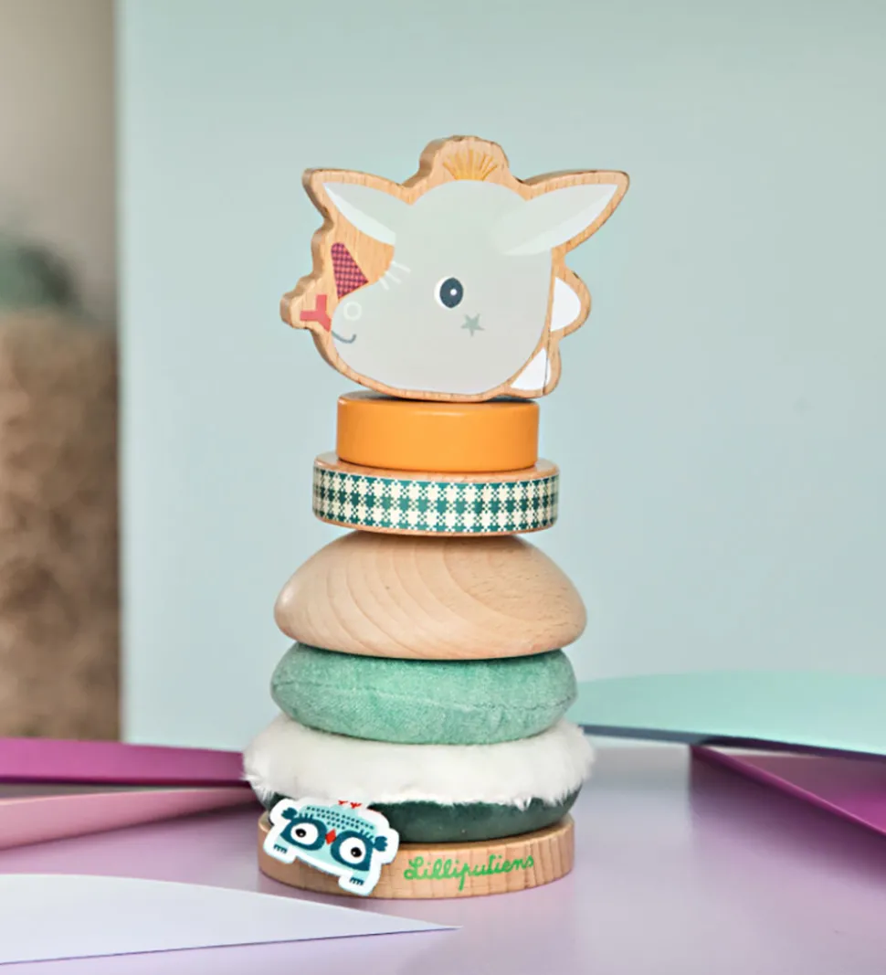 Lilliputiens Stabletårn - 7 Dele - Dragen Joe