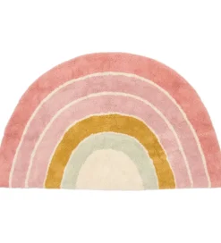 Little Dutch Gulvtæppe - 80x130 cm - Pink Regnbue