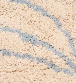 Little Dutch Gulvtæppe - 102x118 cm - Blå Svamp