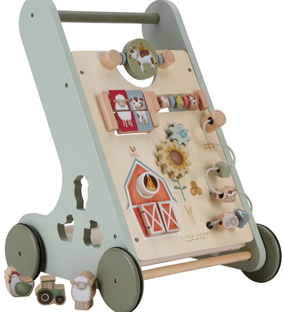 Little Dutch Multiaktivitets Gåvogn - Little Farm