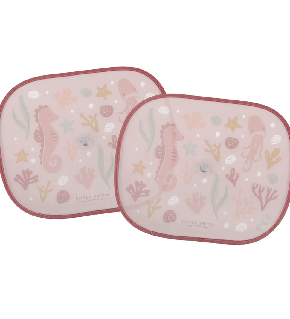 Little Dutch Solskærm til Bil - 2-Pak - 36x44 cm - Ocean Dreams