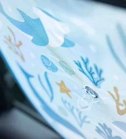 Little Dutch Solskærm til Bil - 2-Pak - 36x44 cm - Ocean Dreams