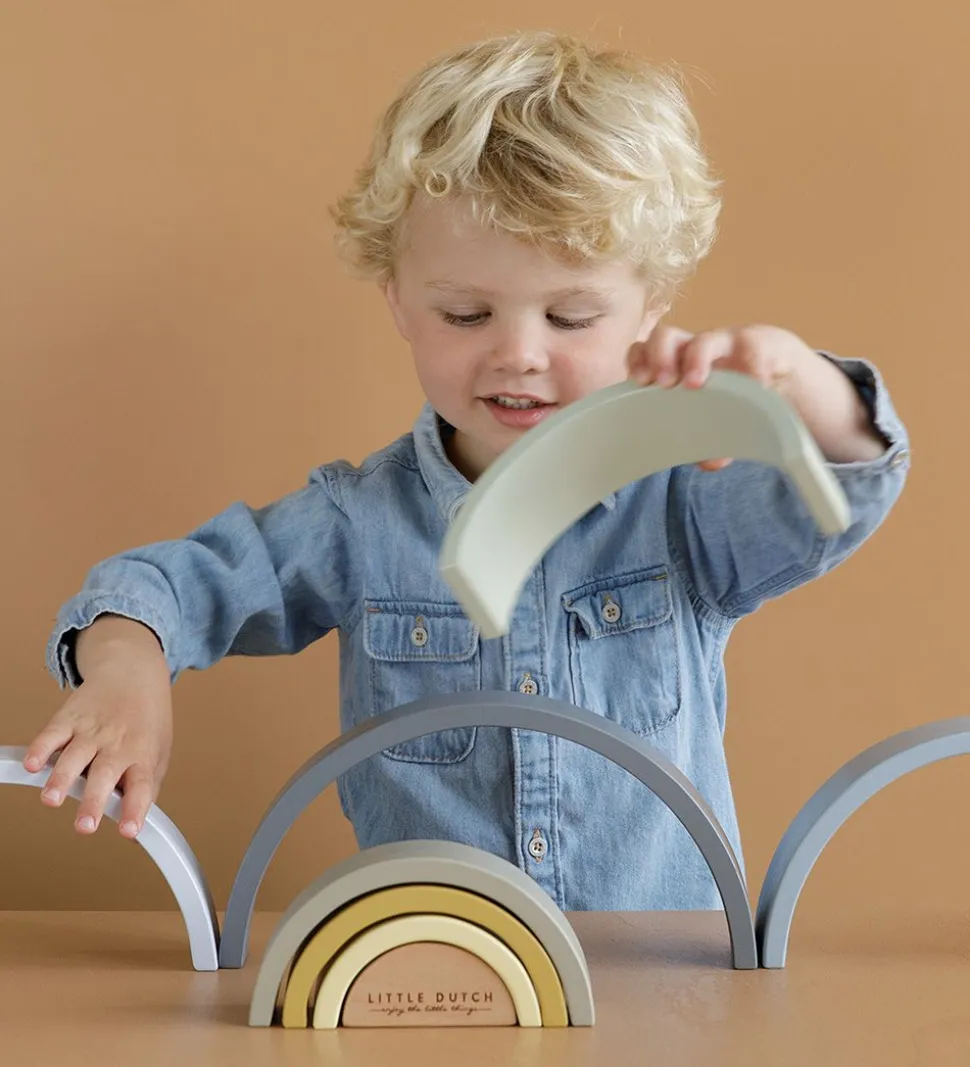 Little Dutch Stablelegetøj - Regnbue - Blå