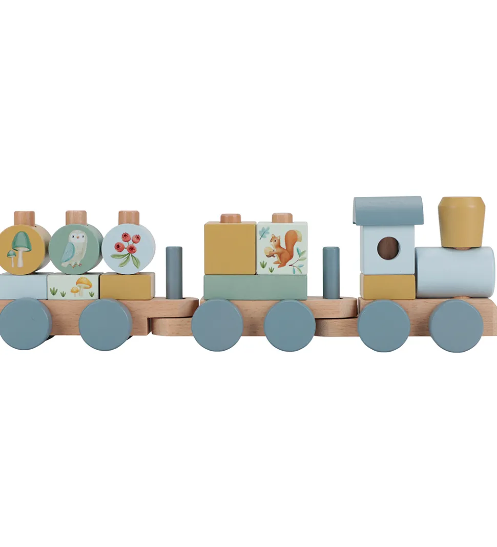 Little Dutch Stabletog - Træ - 17 Dele - Forest Friends