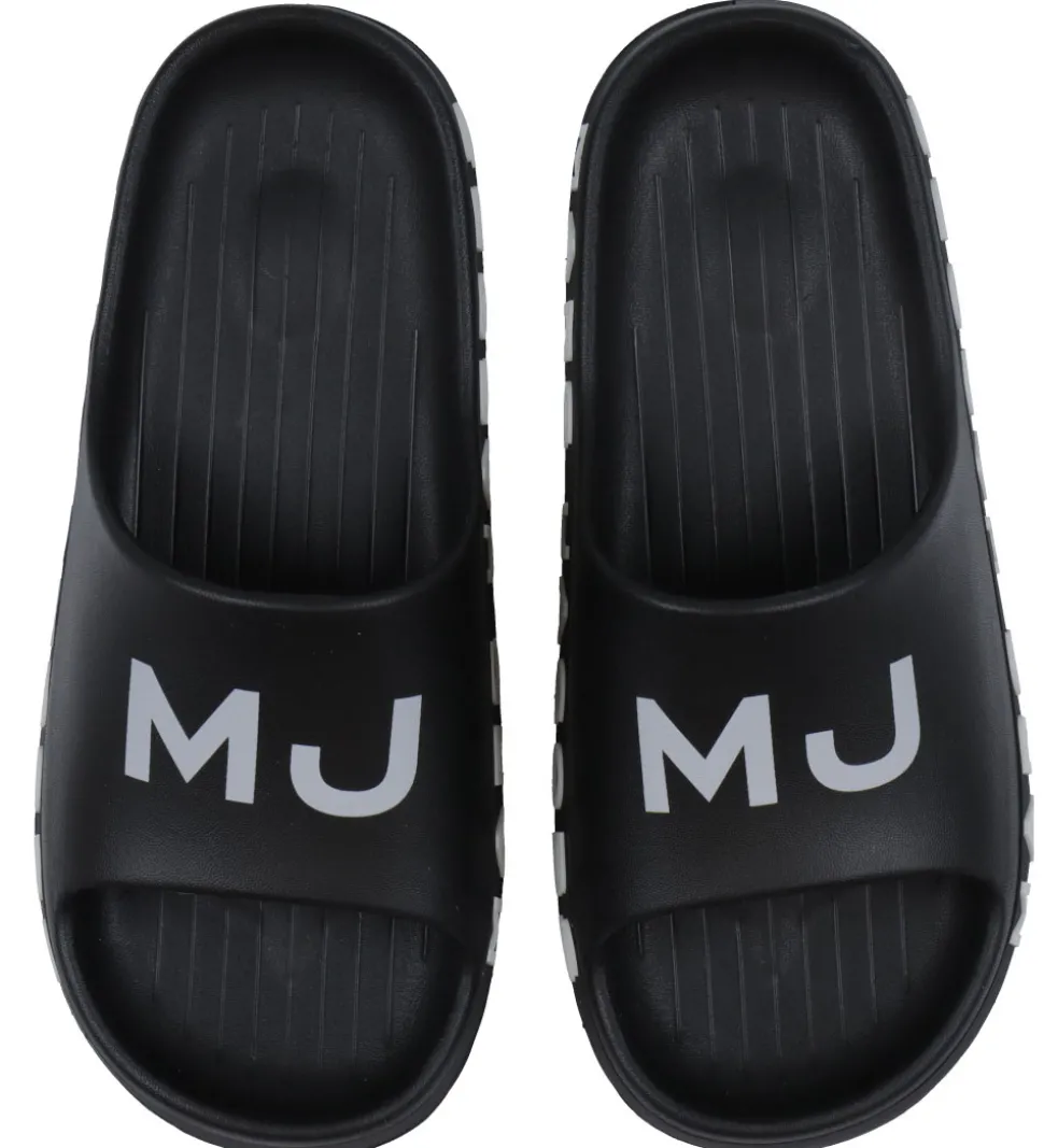 Little Marc Jacobs Badesandaler - Sort m. Logo