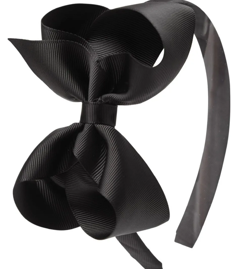 Little Wonders Hårbøjle - Michelle - Grosgrain - Sort