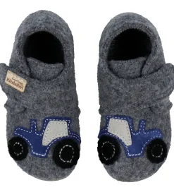 Living Kitzbühel Hjemmesko - Uld - Traktor - Grå