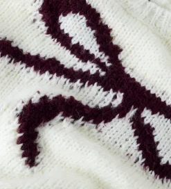 LMTD Bluse - Strik - NlfBow - White Alyssum