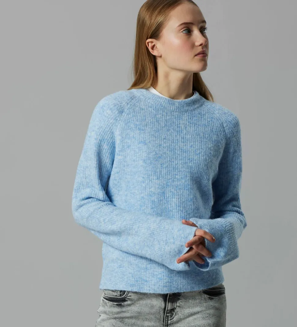 LMTD Bluse - Strik - Noos - NlfKleaves - Kentucky Blue