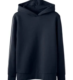 LMTD Hættetrøje - NlfBlake - Dark Sapphire/White Pipings