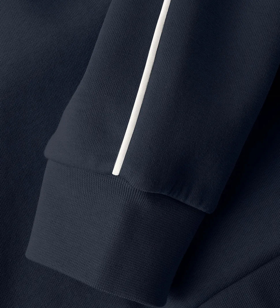 LMTD Hættetrøje - NlfBlake - Dark Sapphire/White Pipings