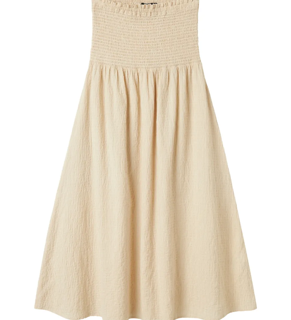 LMTD Nederdel - NlfLilja - Turtledove/White Stripes